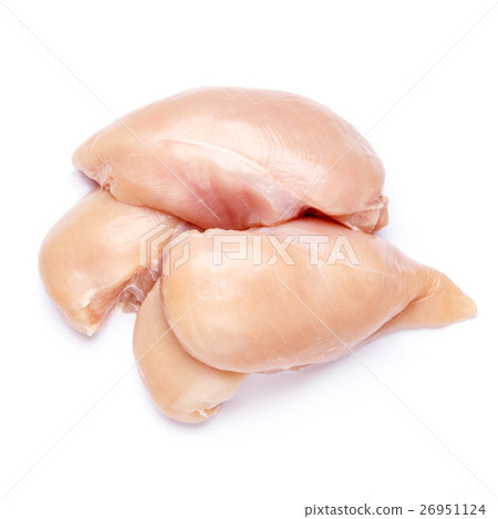 Raw chicken breast fillets Raw chicken breast fillets 26951124