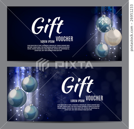 Christmas and New Year Gift Voucher, Discount Christmas and New Year Gift Voucher, Discount 26951233