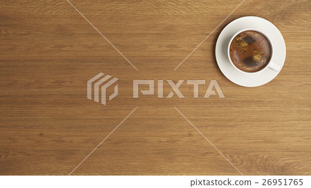 coffee cup on the wooden desk concept design coffee cup on the wooden desk concept design 26951765