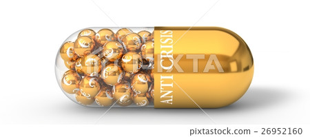 3d illustration of euro pill. 3d illustration of euro pill. 26952160