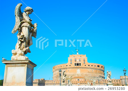 St. Angel castle. Rome, Italy St. Angel castle. Rome, Italy 26953280
