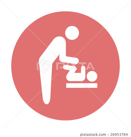 尿布更換標記 尿布更換標記 26953764