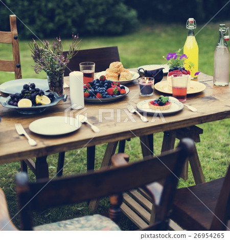 Table Food Lunch Variety Concept Table Food Lunch Variety Concept 26954265