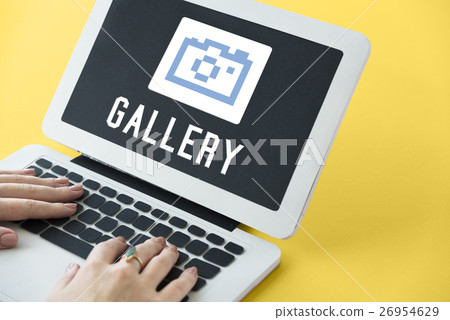 Capture Photographer Camera Icon Graphic Concept Capture Photographer Camera Icon Graphic Concept 26954629