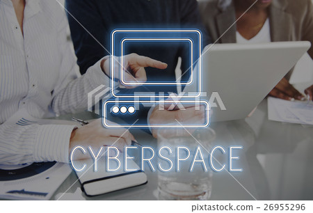 Online Media Technolgoy Website Concept 26955296