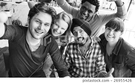 Groupie Together Teamwork Connection College Concept Groupie Together Teamwork Connection College Concept 26955426