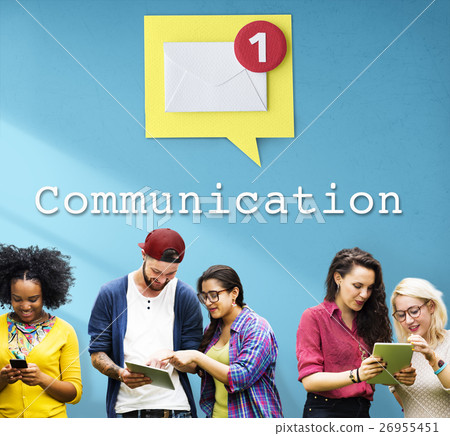 Message Notification Inbox Envelope Concept 26955451