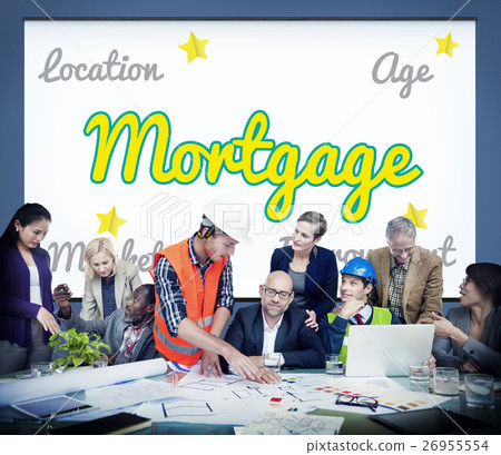 Real Estate Fancy Font Concept 26955554