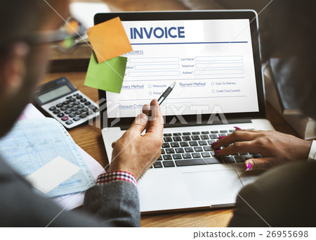 Invoice Billing Information Form Graphic Concept Invoice Billing Information Form Graphic Concept 26955698