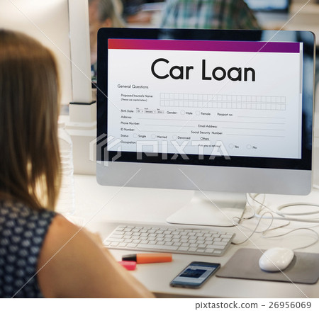 Car Loan Application Form Concept 26956069