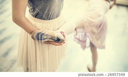 Ballet Dancer Training School Concept Ballet Dancer Training School Concept 26957349