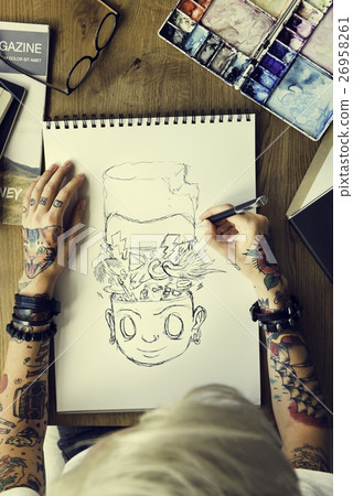 Tattoo Woman Creative Ideas Design Inspiration Concept Tattoo Woman Creative Ideas Design Inspiration Concept 26958261