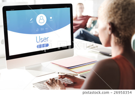 User Account Profile Registration Concept 26958354