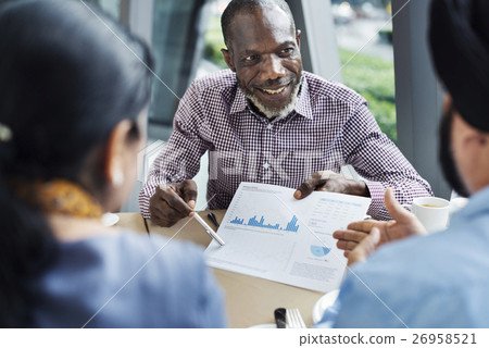 Stock Photo: Business People Together Communication Concept