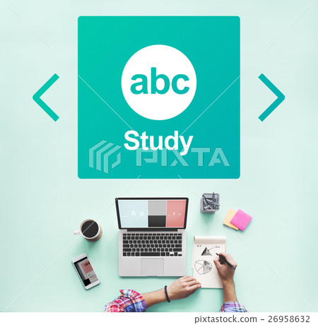 Literacy ABC Icon Alphabet Concept Literacy ABC Icon Alphabet Concept 26958632