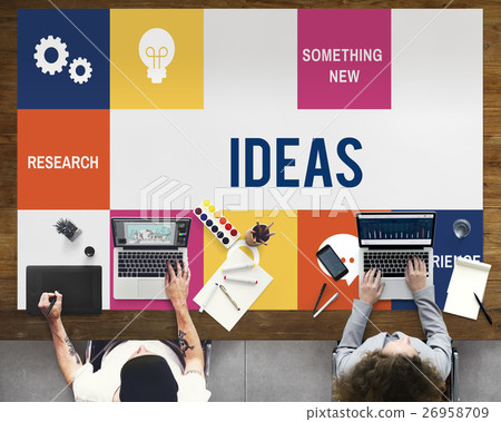 Fresh Ideas Creative Thinking Concept Fresh Ideas Creative Thinking Concept 26958709