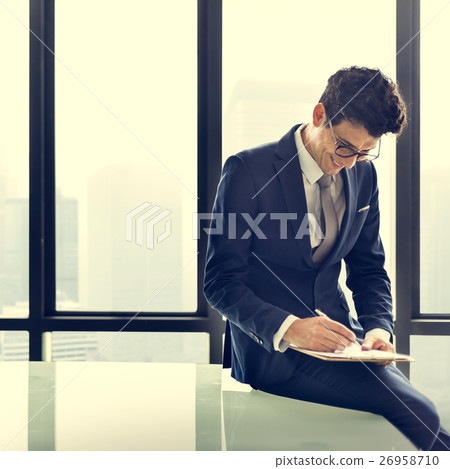 Businessman Enterpreneur Motivation Objective Concept Businessman Enterpreneur Motivation Objective Concept 26958710