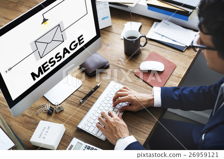 E-mail Message Inbox Communication Concept E-mail Message Inbox Communication Concept 26959121