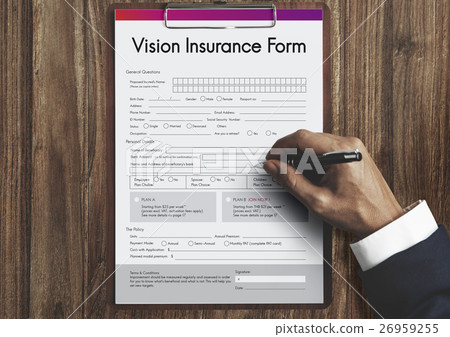 Vision Insurance Wellness Document Form Concept Vision Insurance Wellness Document Form Concept 26959255