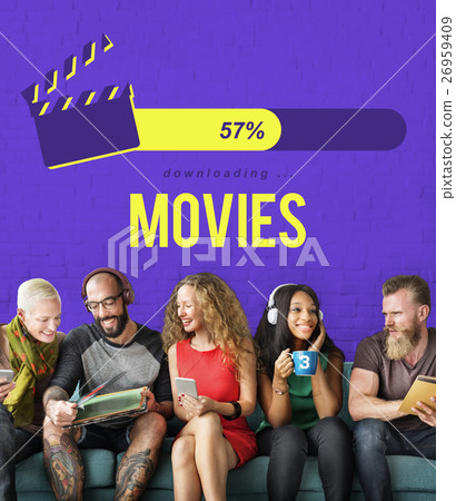 Entertainment Multimedia Theatre Movies Concept 26959409