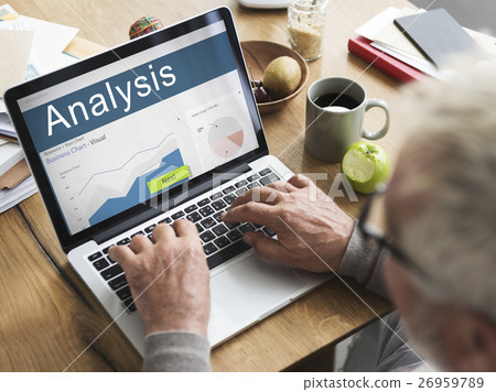 Business Strategy Graph Analysis Marketing Concept Business Strategy Graph Analysis Marketing Concept 26959789