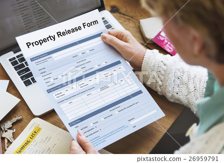 Property Release Claim Form Concept Property Release Claim Form Concept 26959791