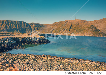 View of the fjord. Beautiful nature Norway View of the fjord. Beautiful nature Norway 26961223
