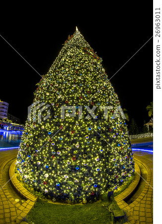 Kariyushi Beach Resort Illuminations Christmas Tree 26963011