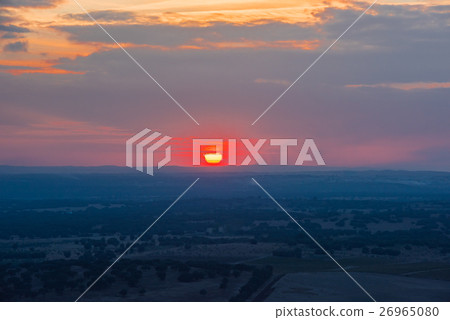 Superb view, sunset of Monsaras, Amazing sunset at Monsaraz Portugal 26965080