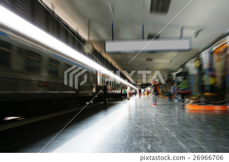 train station with passenger . 26966706