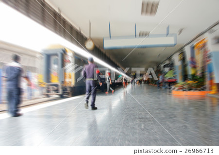 train station with passenger . 26966713