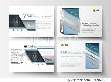 Set of business templates for presentation slides 26967666