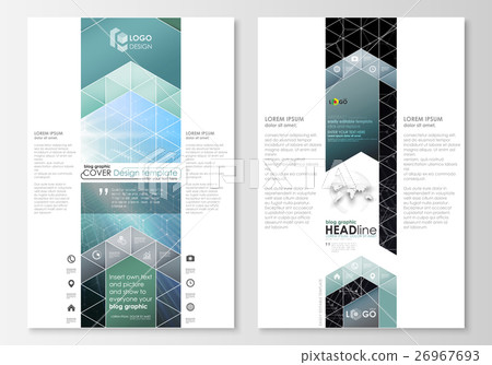 Blog graphic business templates. Page website 26967693