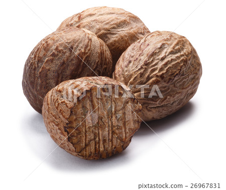 Nutmegs mace (Myristica fragrans), paths 26967831