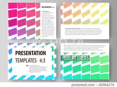 Set of business templates for presentation slides Set of business templates for presentation slides 26968278