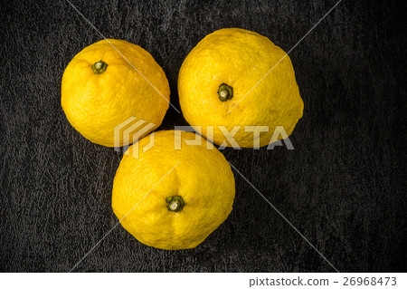 Domestic Yuzu Citron fruit Domestic Yuzu Citron fruit 26968473
