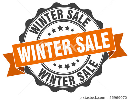 winter sale stamp. sign. seal winter sale stamp. sign. seal 26969070