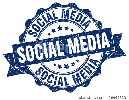 social media stamp. sign. seal 26969810