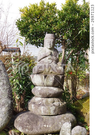 Cultural property of Shinshu Father of Moriya Sadaharu Moriya grandson Heiwei Stone Buddha Geumgang Dainichi Nyorai Seated image (Miyata village Otagiri gaiga trace) 26971123