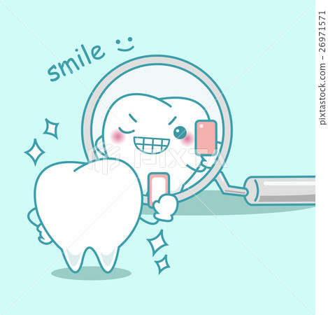 cartoon teeth smile to you 26971571