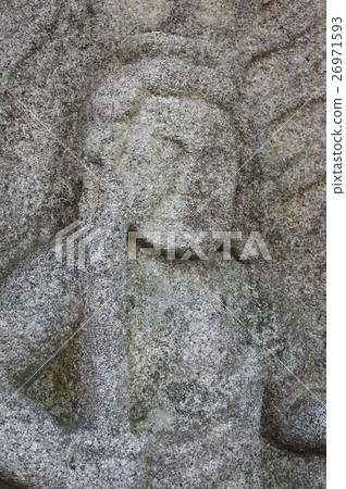 Statue of Shinshu no Moriya Sadaharu Stone Buddha of Shinshu Temple of Fudo (Komagane-shi Fukuoka) 26971593