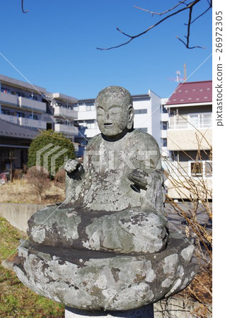 信州的文化資產傑作守谷貞治Ishidoba Jikaku Jizo Bosatsu雕像左概覽（駒根市Ueho Kashiwagi） 26972305