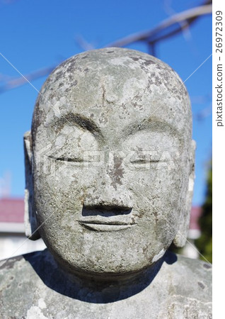 Shinshu's cultural asset masterpiece Moriya Sadaharu Ishidoba life extension Jizo Bodhisattva head Front of head (Komagane shi Ueho Kashiwagi) Shinshu's cultural asset masterpiece Moriya Sadaharu Ishidoba life extension Jizo Bodhisattva head Front of head (Komagane shi Ueho Kashiwagi) 26972309