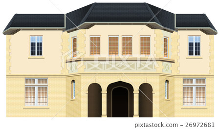 Luxury house with many windows 26972681