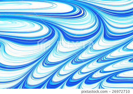 Wavy fractal background - abstract digitally 26972710