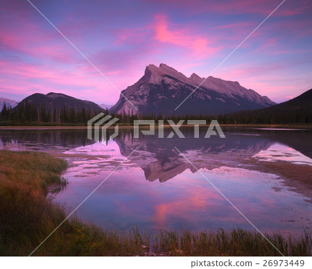 Vermillion Lakes Sunset 26973449