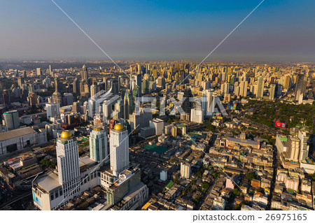 Bangkok city skyline at sunset Bangkok city skyline at sunset 26975165