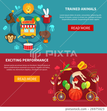 Circus banner set 26975823