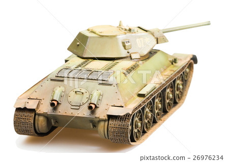 Model of soviet old T-34 tank 26976234