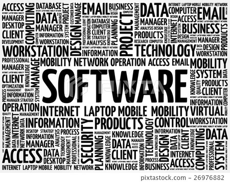 Software word cloud - Stock Illustration [26976882] - PIXTA